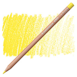 Caran d'Ache Luminance Colored Pencil - Bismuth Yellow pencil and swatch