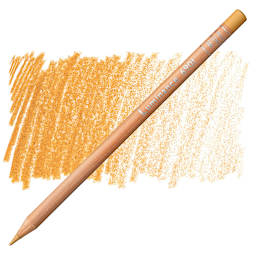Caran d'Ache Luminance Colored Pencil - Brown Ochre 50% pencil and swatch