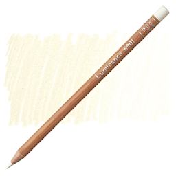 Caran d'Ache Luminance Colored Pencil - Buff Titanium pencil and swatch
