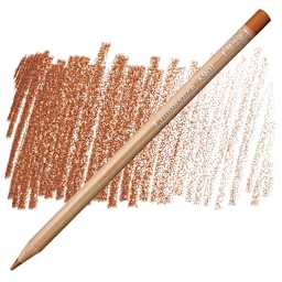 Caran d'Ache Luminance Colored Pencil - Burnt Ochre pencil and swatch