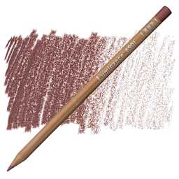 Caran d'Ache Luminance Colored Pencil - Burnt Sienna 50% pencil and swatch