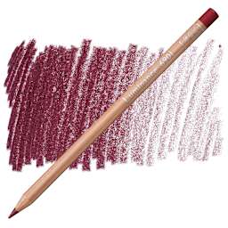 Caran d'Ache Luminance Colored Pencil - Crimson Alizarin Hue pencil and swatch