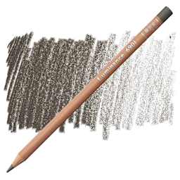 Caran d'Ache Luminance Colored Pencil - French Gray pencil and swatch