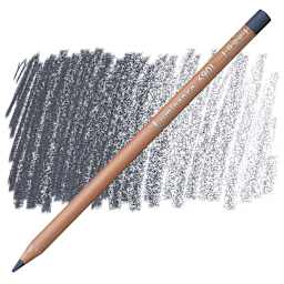 Caran d'Ache Luminance Colored Pencil - Payne's Gray 60% pencil and swatch