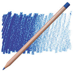 Caran d'Ache Luminance Colored Pencil - Phthalo Blue pencil and swatch