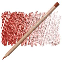 Caran d'Ache Luminance Colored Pencil - Russet pencil and swatch