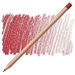 Caran d'Ache Luminance Colored Pencil - Scarlet pencil and swatch