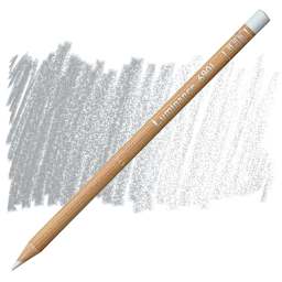 Caran d'Ache Luminance Colored Pencil - Silver Gray pencil and swatch
