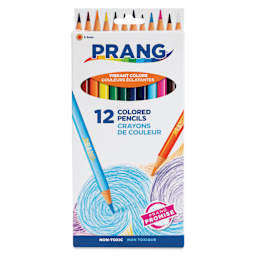 Prang Colored Pencils - Assorted Colors, Set of 12, front of packaging