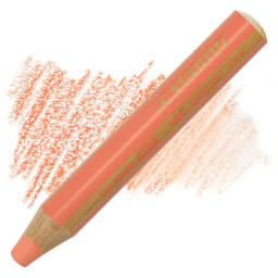 Stabilo Woody 3 in 1 Pencil - Pastel Red pencil and swatch