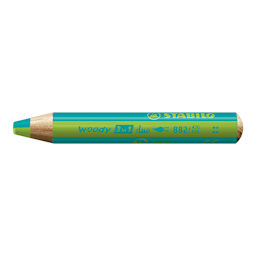 Stabilo Woody 3 in 1 Duo Pencil - Turquoise and Light Green