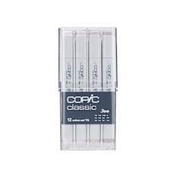 Copic Classic Marker - Set of 12, Toner Gray