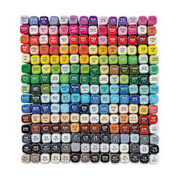 Copic Classic Markers in a wide selection of colors.