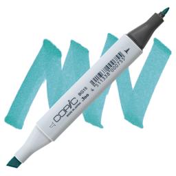 Copic Classic Marker - Aqua BG01 marker and swatch
