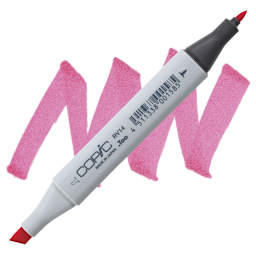 Copic Classic Marker - Begonia Pink RV14 marker and swatch