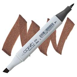 Copic Classic Marker - Burnt Umber E29 marker and swatch
