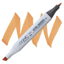 Copic Classic Marker - Caramel YR14 marker and swatch