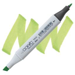 Copic Classic Marker - Chartreuse YG13 marker and swatch