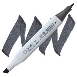Copic Classic Marker - Cool Gray C-7 marker and swatch