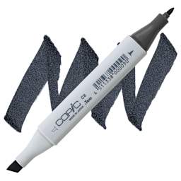 Copic Classic Marker - Cool Gray C-8 marker and swatch