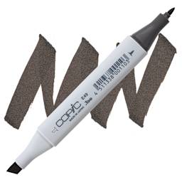 Copic Classic Marker - Dark Bark E49 marker and swatch