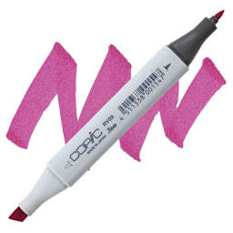 Copic Classic Marker - Fuchsia RV09 marker and swatch