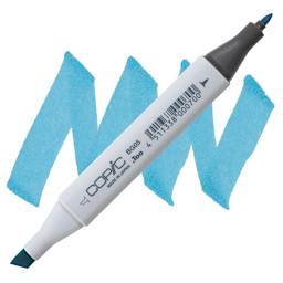 Copic Classic Marker - Holiday Blue BG05 marker and swatch