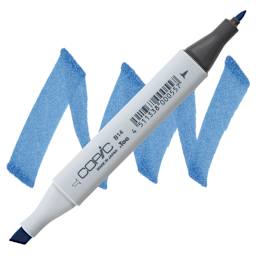 Copic Classic Marker - Light Blue B14 marker and swatch