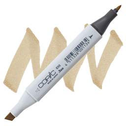 Copic Classic Marker - Light Camel E55 marker and swatch