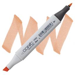 Copic Classic Marker - Light Orange YR02 marker and swatch