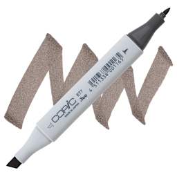 Copic Classic Marker - Maroon E77 marker and swatch