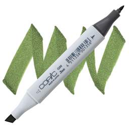 Copic Classic Marker - Olive G99 marker and swatch