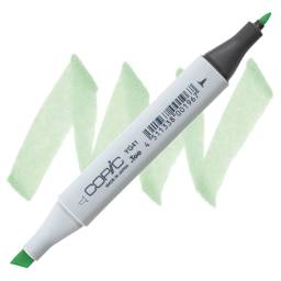 Copic Classic Marker - Pale Green YG41 marker and swatch