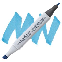 Copic Classic Marker - Tahitian Blue B04 marker and swatch