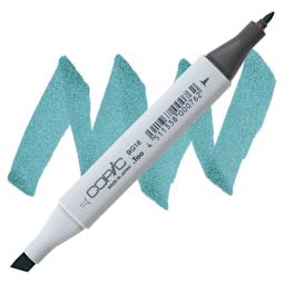 Copic Classic Marker - Teal Blue BG18 marker and swatch