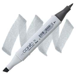 Copic Classic Marker - Toner Gray T-3 marker and swatch