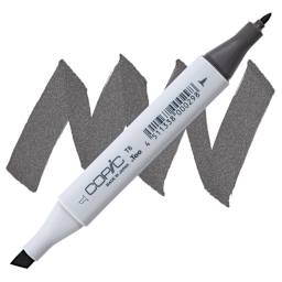 Copic Classic Marker - Toner Gray T-6 marker and swatch