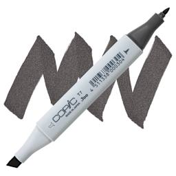 Copic Classic Marker - Toner Gray T-7 marker and swatch