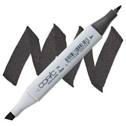 Copic Classic Marker - Toner Gray T-9 marker and swatch