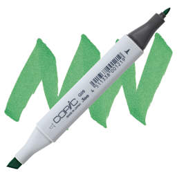 Copic Classic Marker - Veronese Green G09 marker and swatch