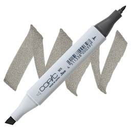 Copic Classic Marker - Warm Gray W-5 marker and swatch