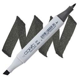 Copic Classic Marker - Warm Gray W-9 marker and swatch
