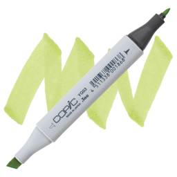 Copic Classic Marker - Yellow Green YG03 marker and swatch