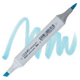 Copic Sketch Marker - Aqua Blue BG01 marker and swatch