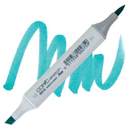 Copic Sketch Marker - Aqua BG15 marker and swatch