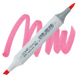 Copic Sketch Marker - Begonia Pink RV14 marker and swatch