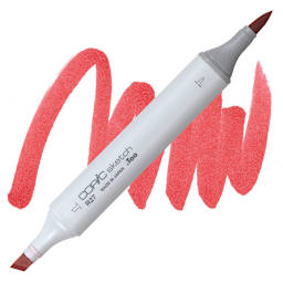 Copic Sketch Marker - Cadmium Red R27 marker and swatch