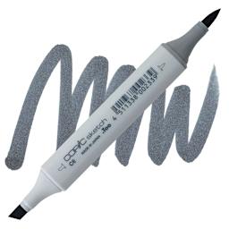 Copic Sketch Marker - Cool Gray C6 marker and swatch