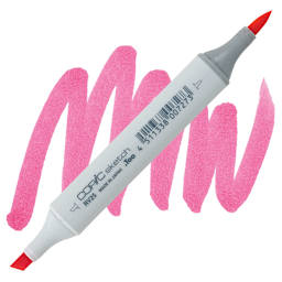 Copic Sketch Marker - Dog Rose Flower RV25 marker and swatch
