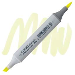 Copic Sketch Marker - Fluorescent Yellow Green FYG1 marker and swatch